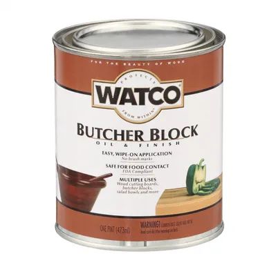Watco 1 pt. Clear Butcher Block Oil (4-Pack)-241758 - The Home Depot | The Home Depot