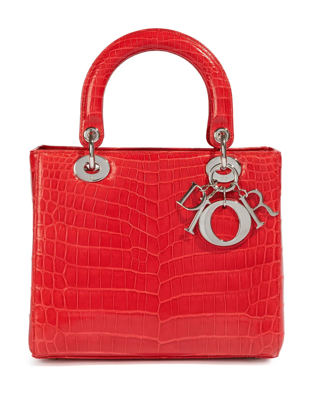 Christian Dior Pre-Owned Lady Dior two-way handbag - Red | Farfetch Global