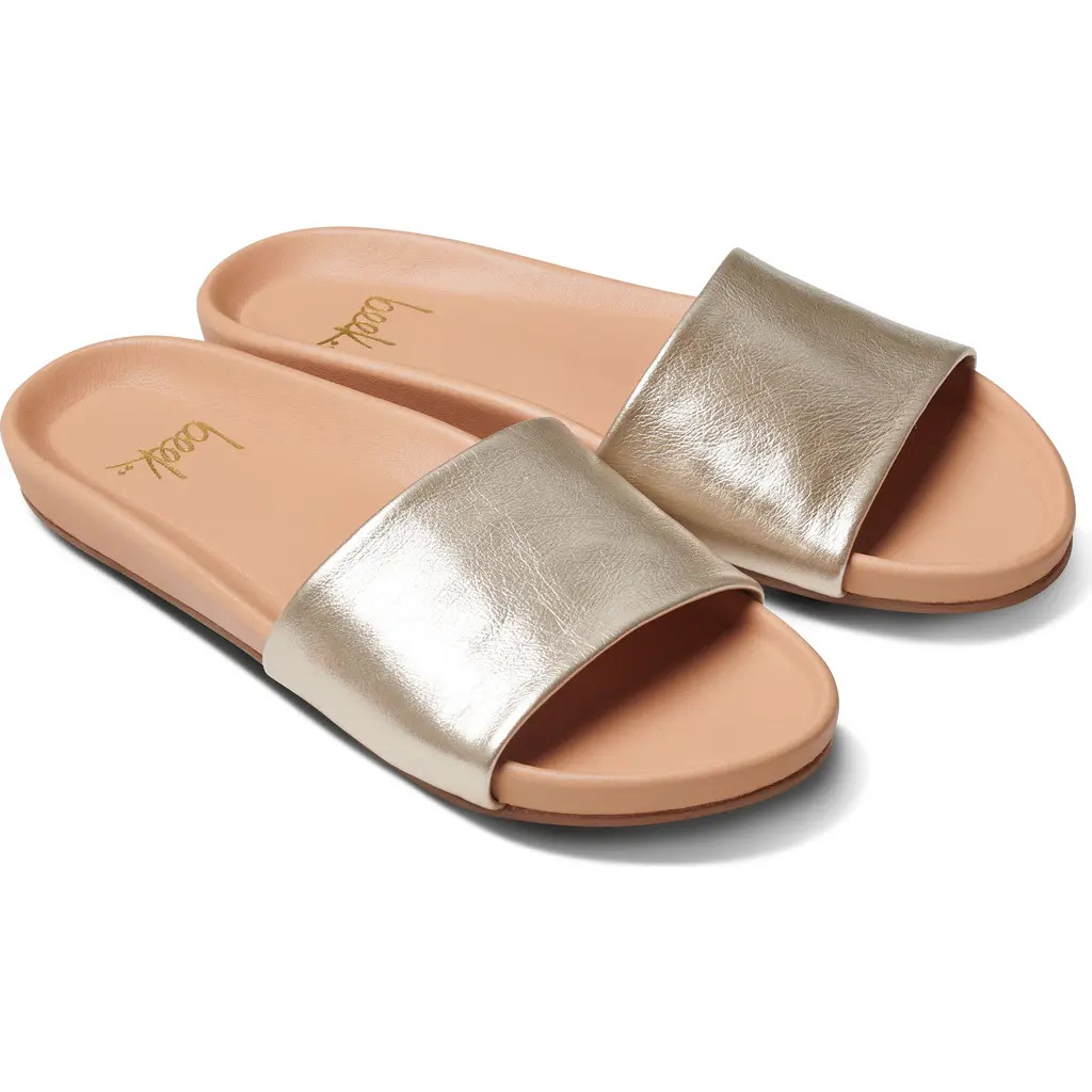 Beek Gallito Slide Sandal in Platinum/beach at Nordstrom, Size 9 | Nordstrom