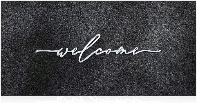 AAZZKANG Welcome Mats for Front Door Extra Large 18"x48" Outdoor with Non Slip Rubber Backing Eas... | Amazon (US)