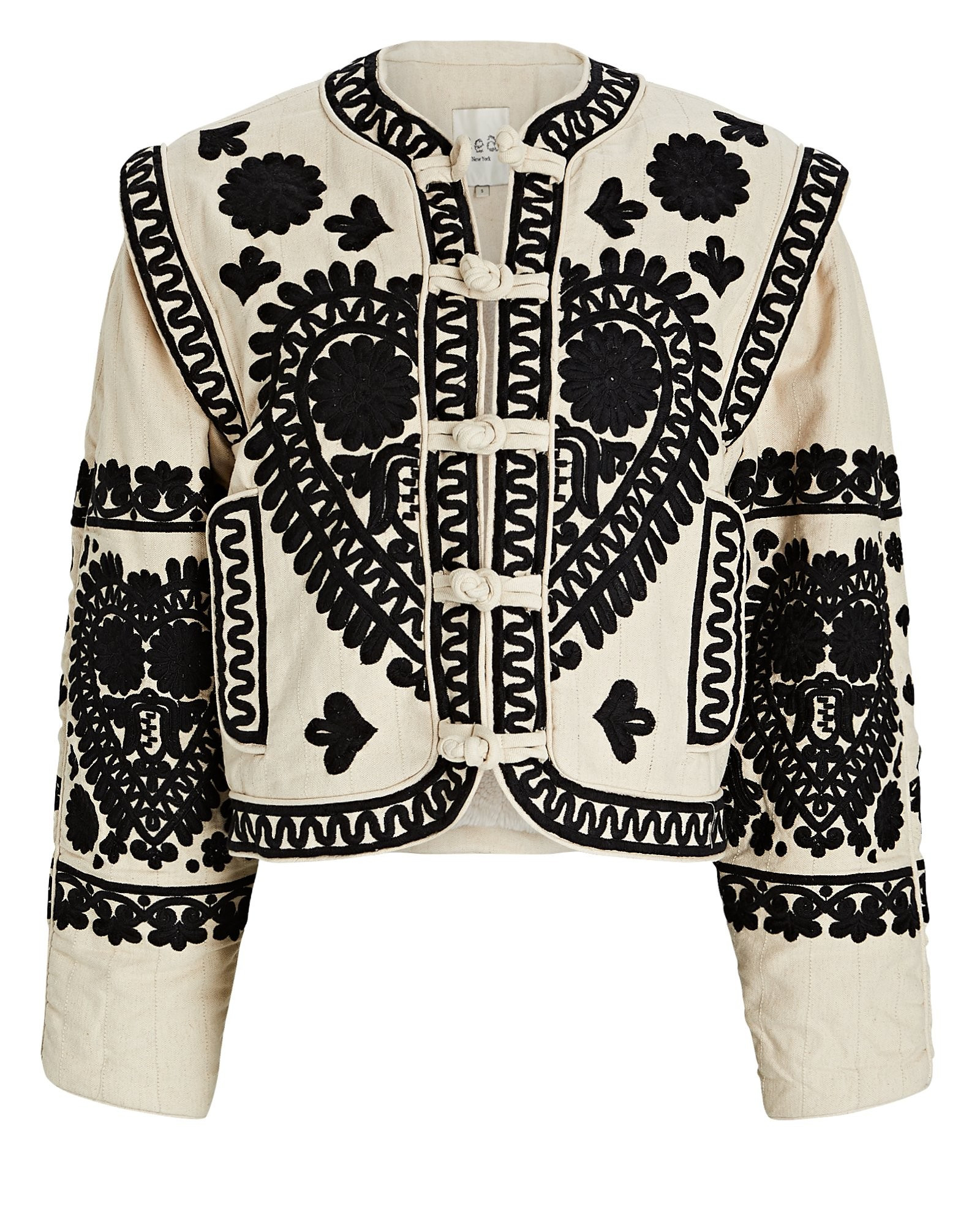 Holly Quilted Embroidered Jacket | INTERMIX
