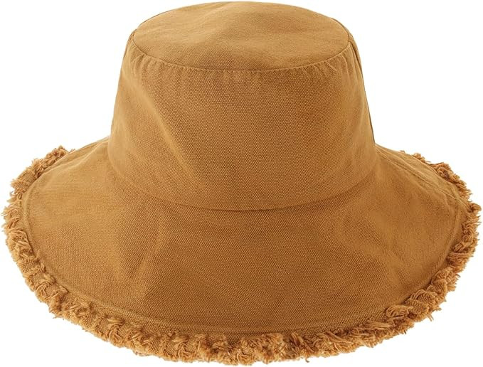 CHOK.LIDS Frayed Bucket Hats for Women Men Unisex Trendy Washed Cotton Floppy Wide Brim Boonie Ou... | Amazon (US)