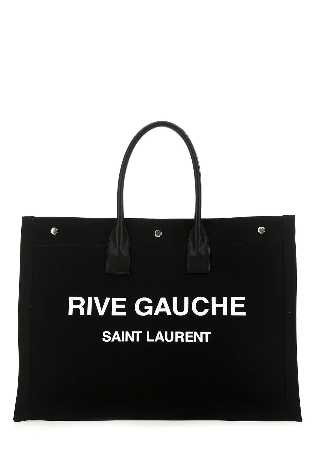 Saint Laurent Rive Gauche Logo Printed Tote Bag | Cettire Global