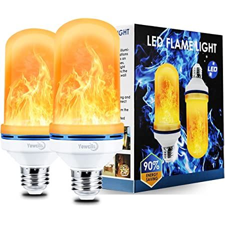 Amazon.com: CPPSLEE Halloween Decorations LED Flame Light Bulbs, 4 Modes Fire Light Bulbs, E26 Ba... | Amazon (US)