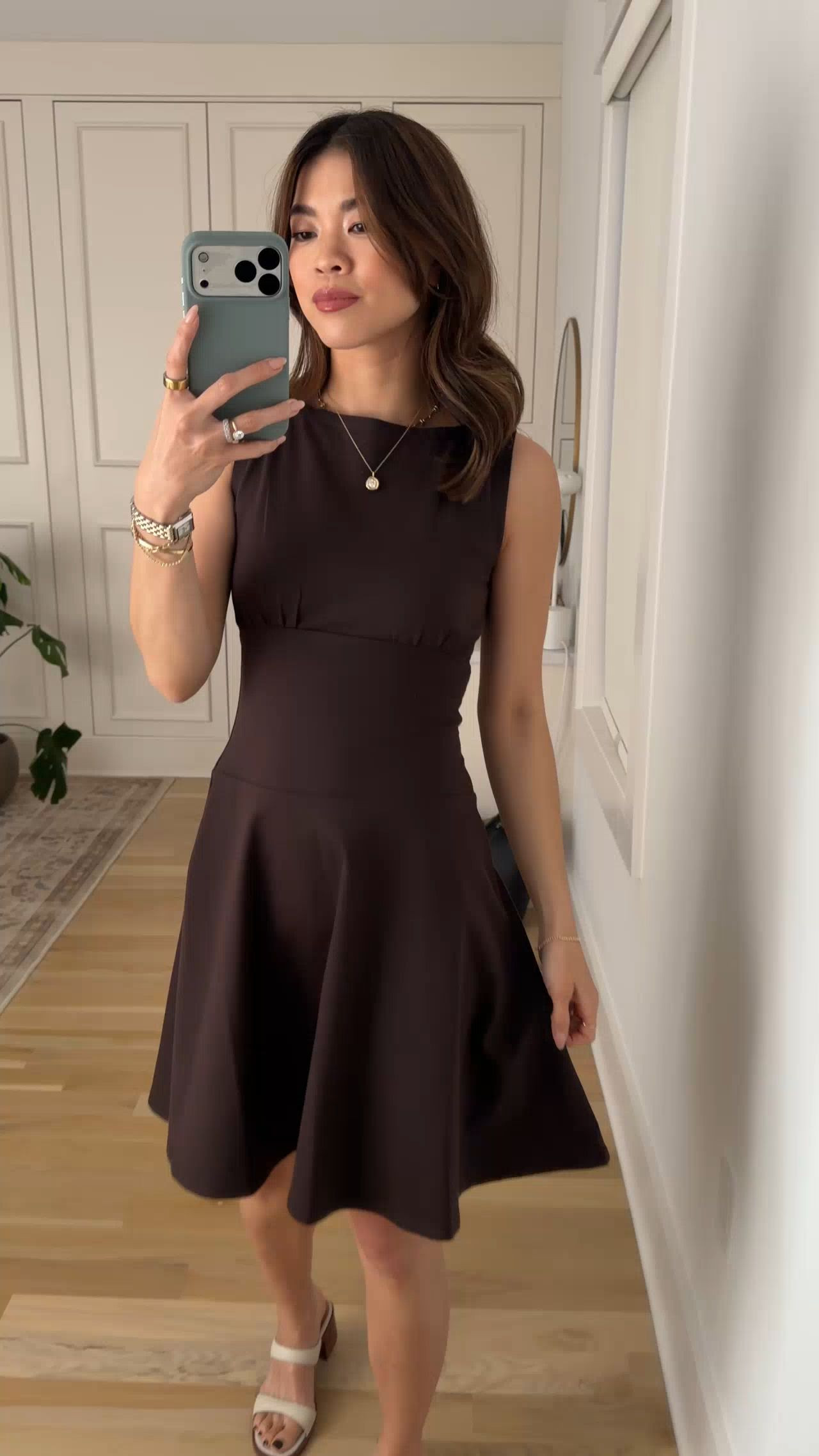 Wearing size XS in the dress!
@Quince  

petite fashion, get dressed with me, outfit inspiration, ootd, nashville outfit, Nashville influencer, petite style, vacation style, casual outfits, mom style, petite dress, spring outfits, spring outfit info, spring dress, spring outfit idea, spring shoes, vacation dress, spring break dress, quince, quince dress, brown dress, short dress

#LTKWedding #LTKPetite #LTKTravel