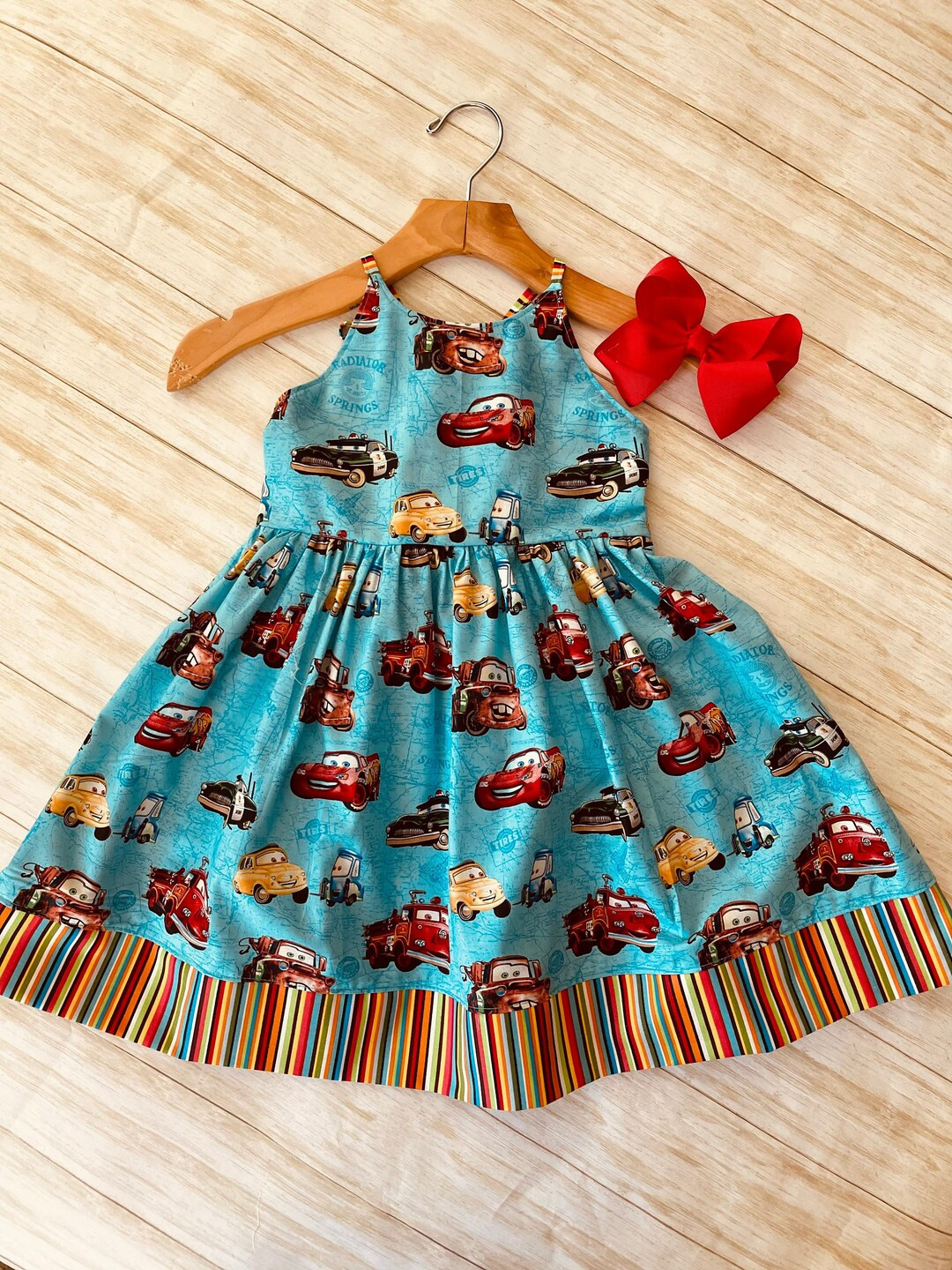 Cars Inspired Baby/toddler/girls Dress - Etsy | Etsy (US)