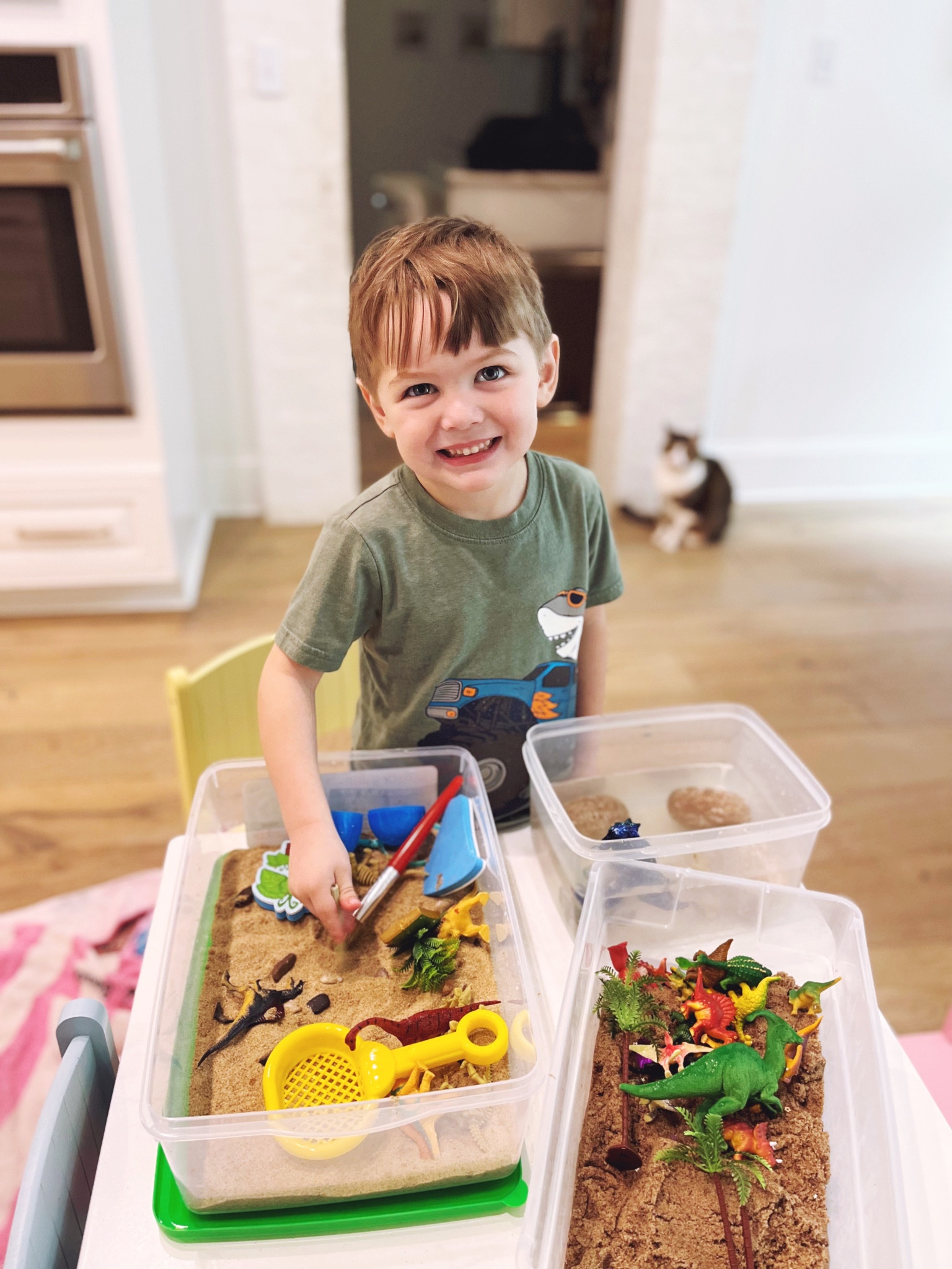 Spotted! Dr. Jack, paleontologist, is busy digging up new fossils of dinosaur. 

#LTKFind #LTKfamily #LTKkids