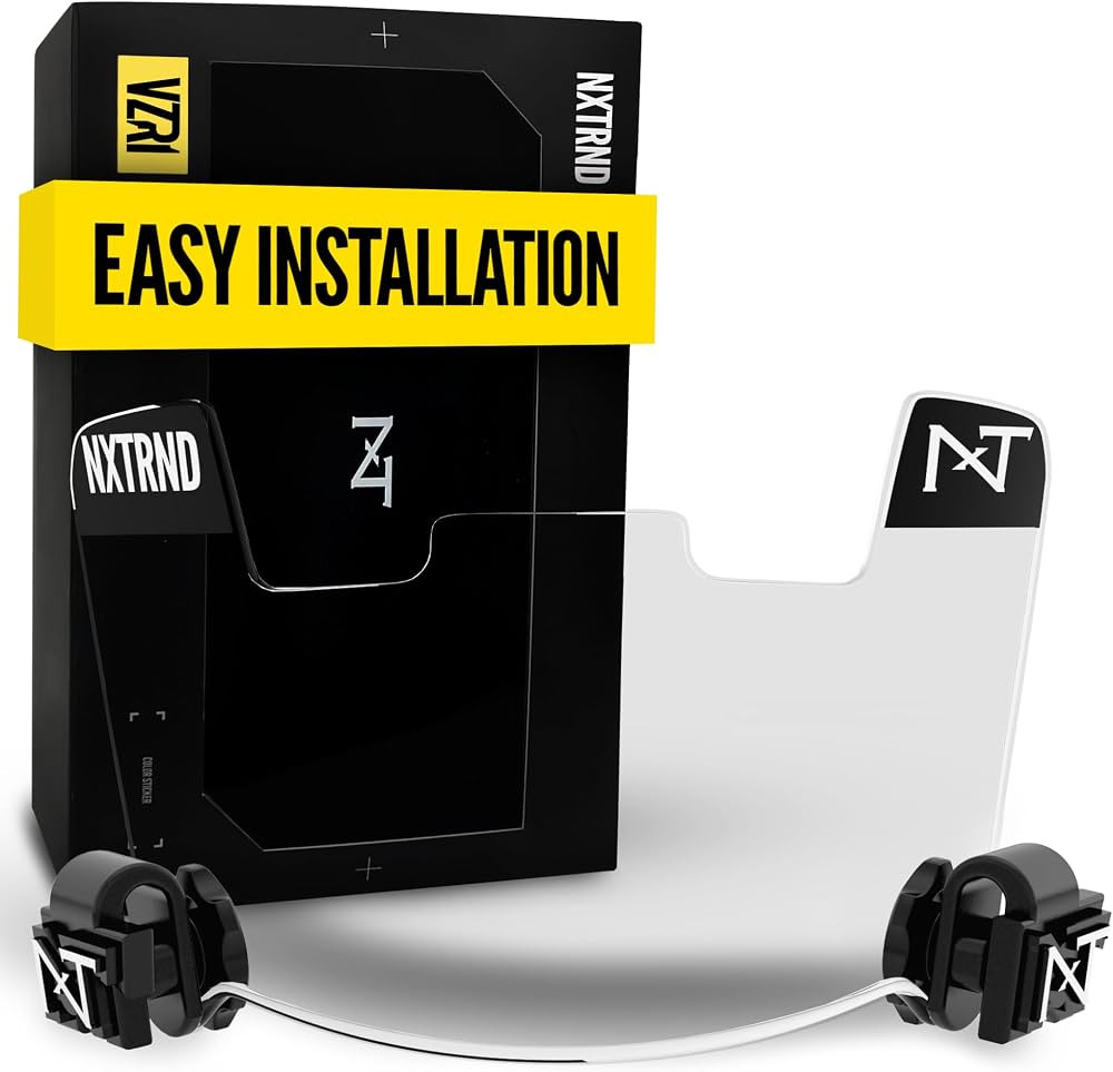 Nxtrnd VZR1 Football Visor, Flat Lens Technology, Fits Adult & Youth Football Helmets | Amazon (US)