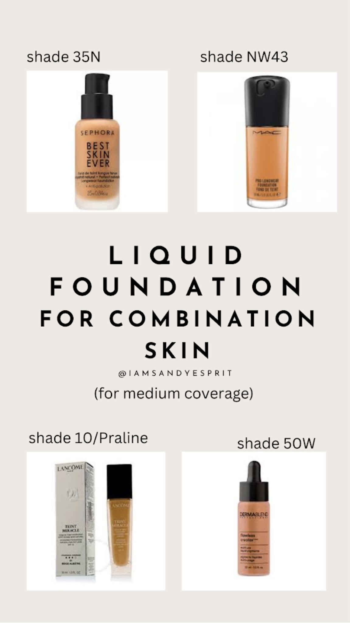 Looking for a good foundation if you have combination acne prone skin can be hard. You want buildable foundation that doesn’t break the bank. I’ve even added the shade I use for my shade twins 

#LTKbeauty #LTKunder100 #LTKHoliday