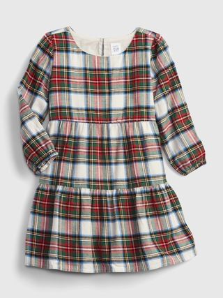 Toddler Plaid Tiered Dress | Gap (US)
