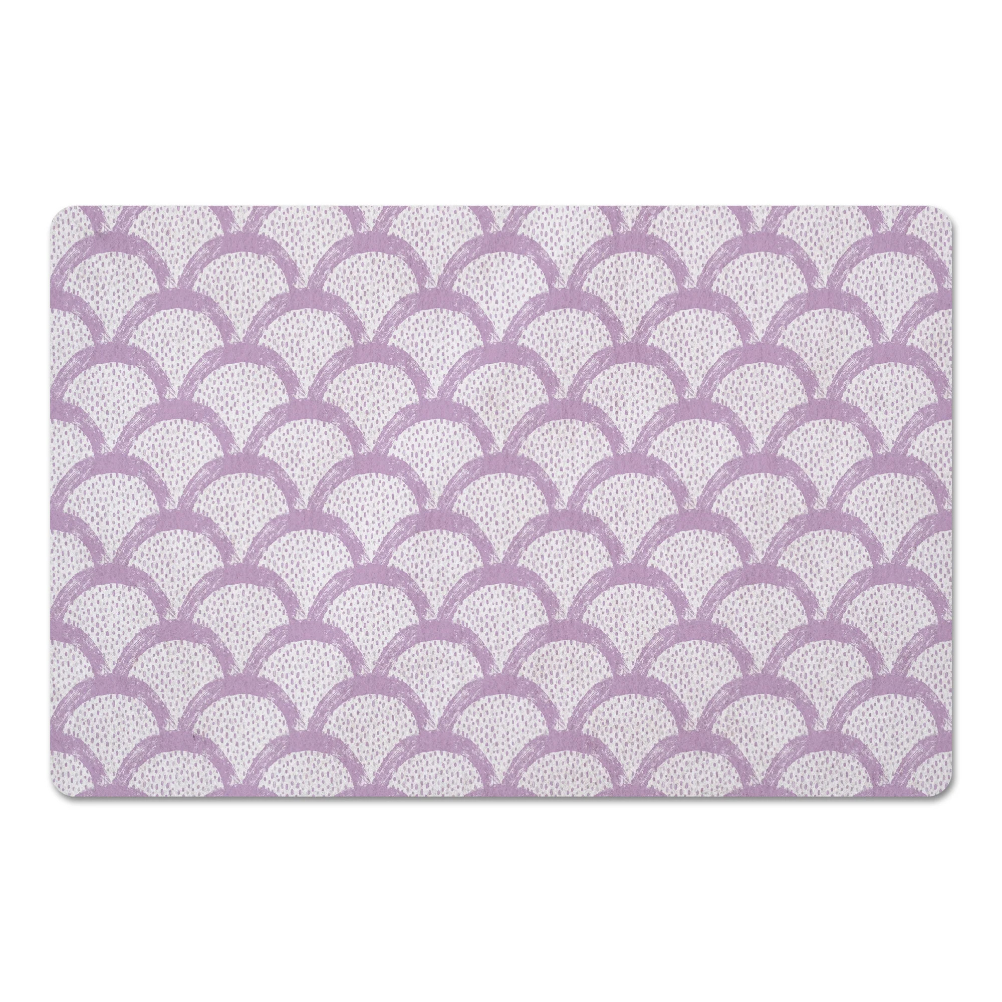 Creative Products Purple Scallops 18 x 27 Floor Mat | Walmart (US)