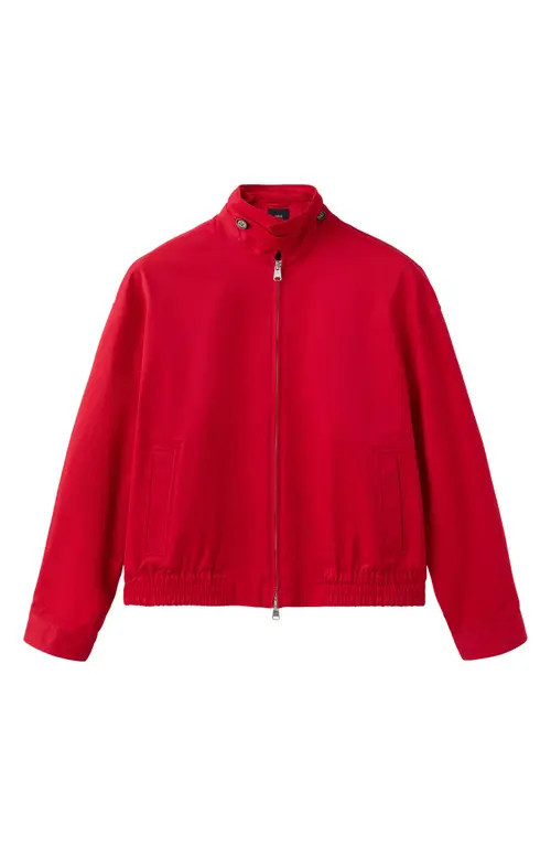 MANGO Featuring Hailey Bieber Mutis Oversize Jacket in Red at Nordstrom, Size Small | Nordstrom