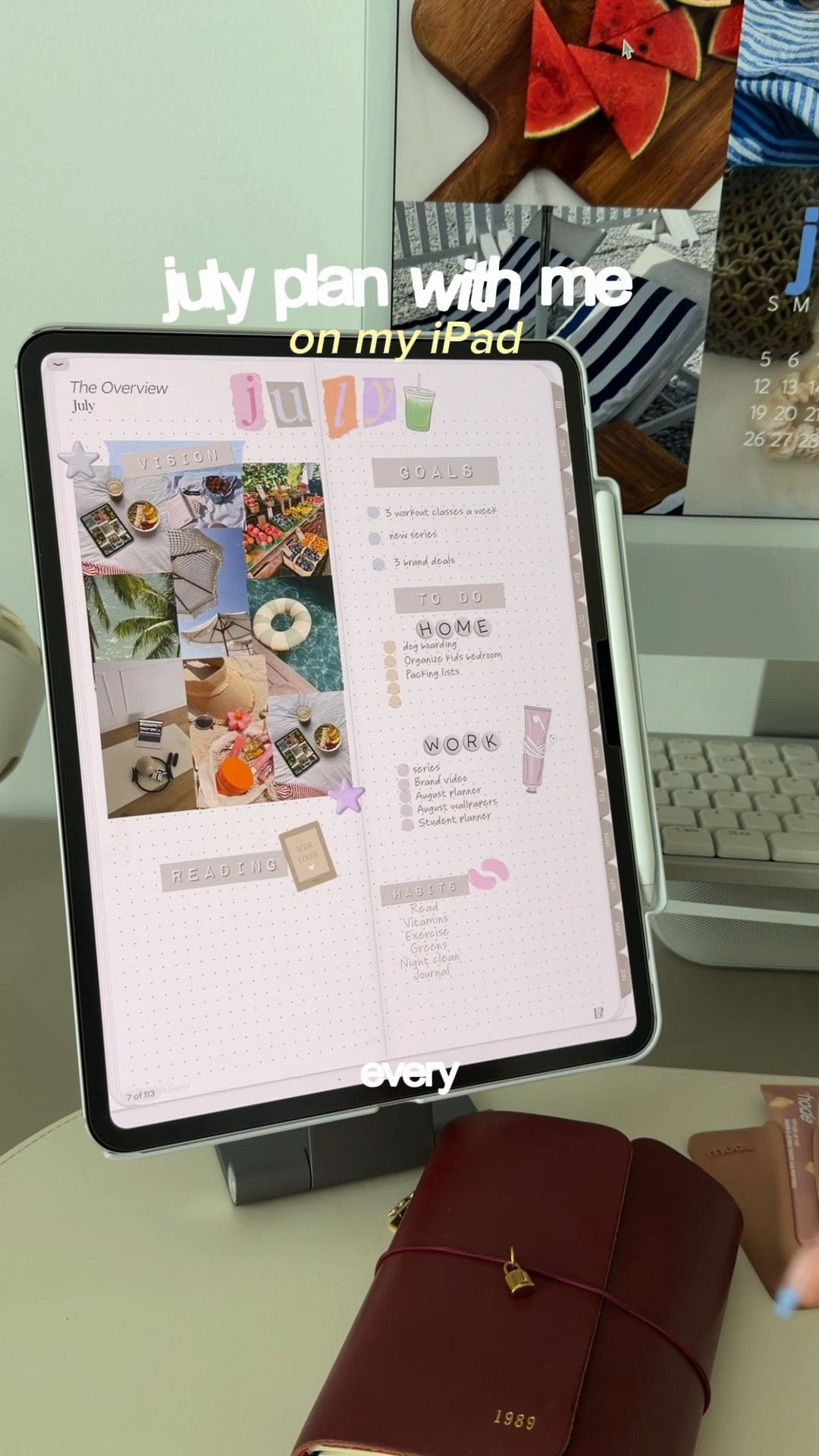 Plan July with me on my iPad 🫐 July is the perfect month for a mid year reset! Mid Year
Planners are dated from July 2026-June 2027 ✍🏼

#LTKmorningroutine #LTKdayinmylife #LTKvlog