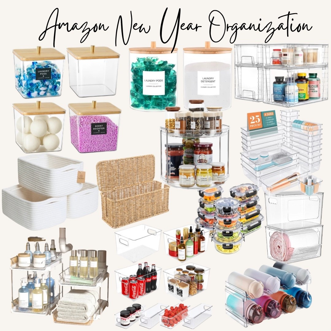 Amazon New Years Organization 🤗 Home organizing, home cleaning 

#LTKSaleAlert #LTKFindsUnder50 #LTKHome