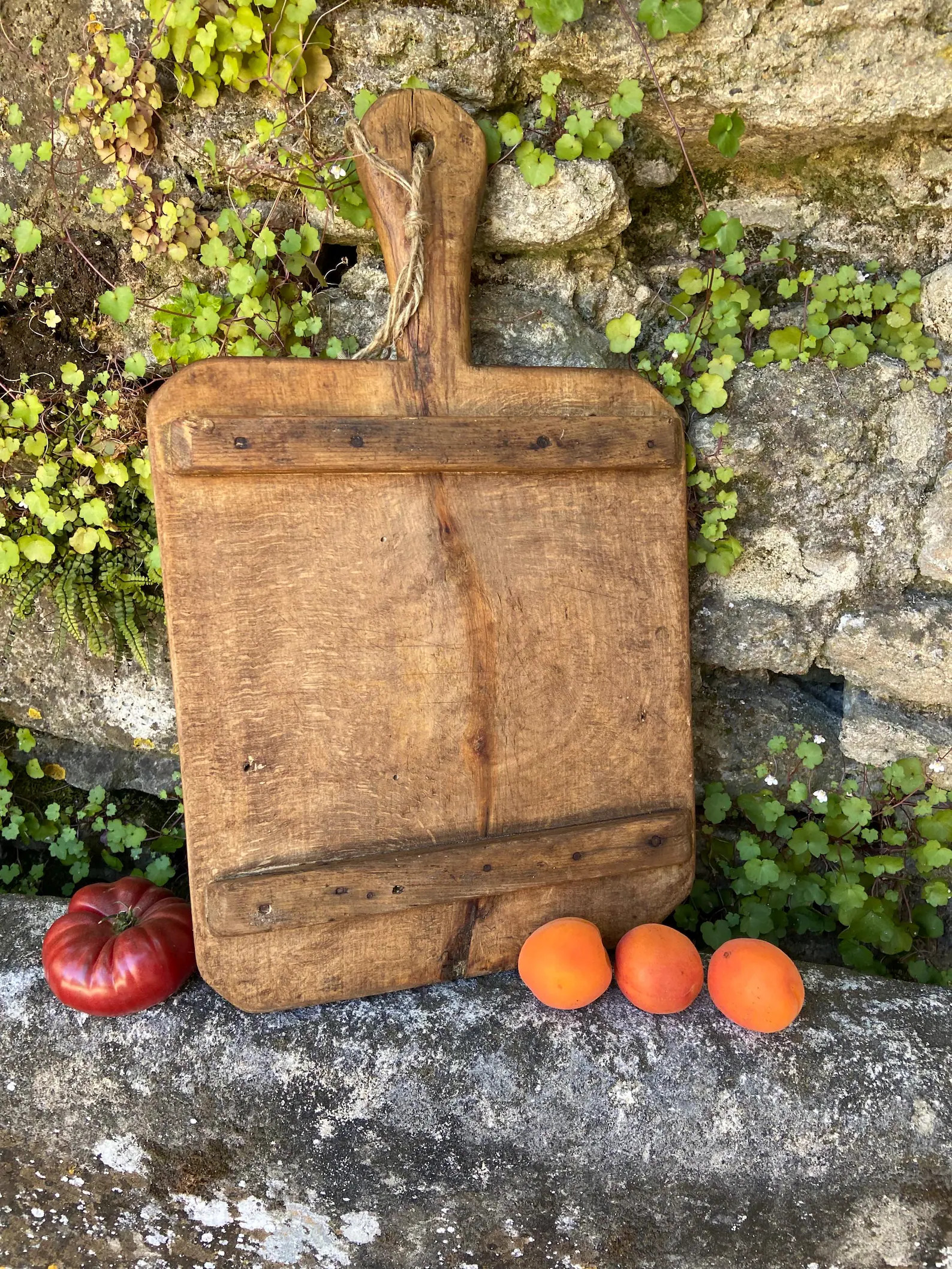 Antique French chopping board, vintage heavy kitchen cutting board, rustic handmade bread board, ... | Etsy (Global)