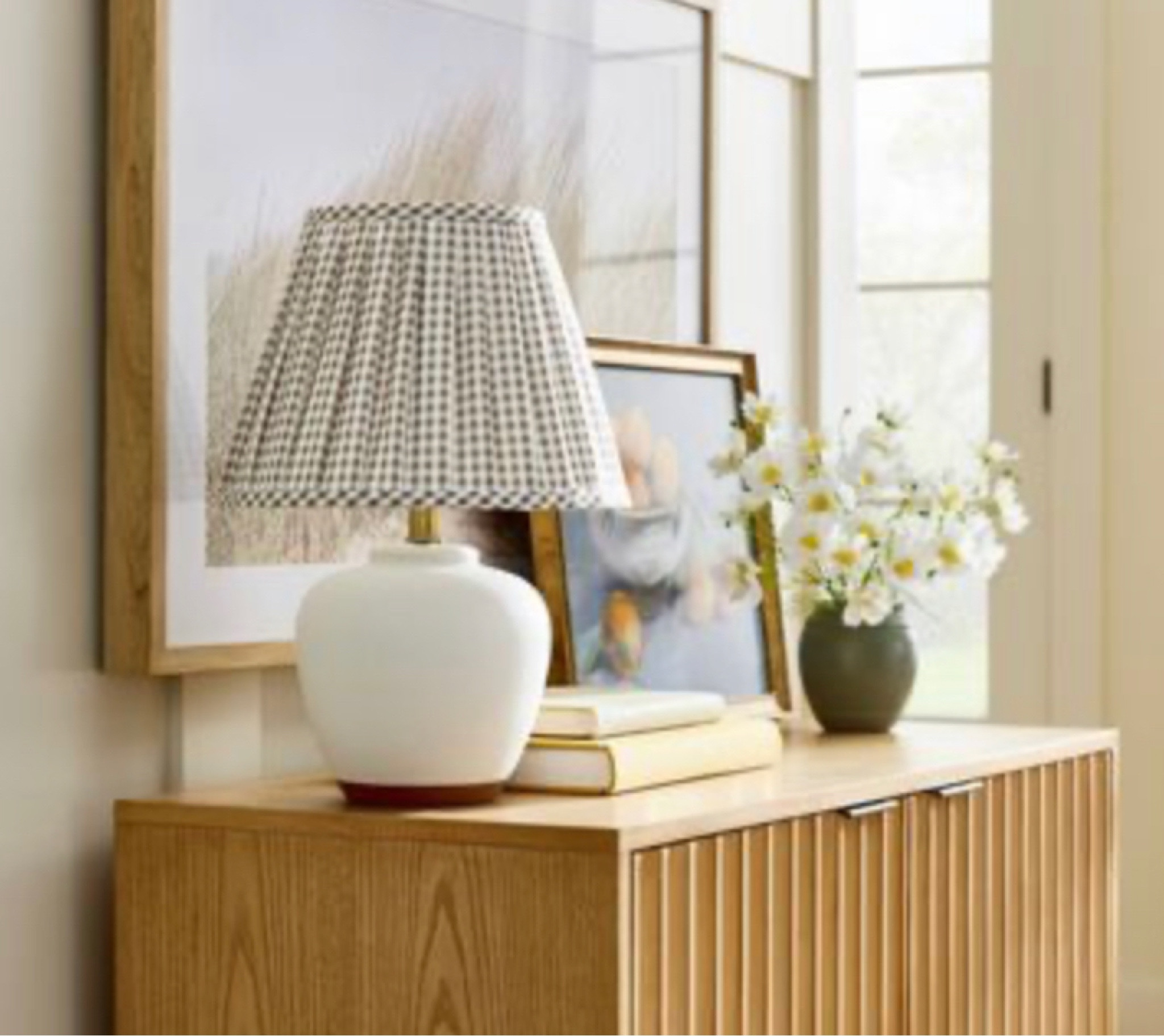 Gingham Lamp
Studio McGee 

#LTKunder50 #LTKstyletip #LTKhome