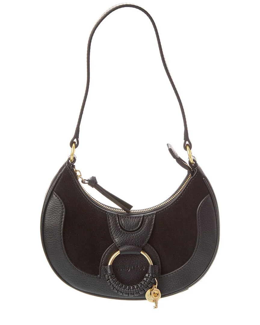 See by Chloé Hana Half-Moon Leather Hobo Bag | Shop Simon