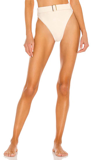 Catarina High Waist Bottom in Creme | Revolve Clothing (Global)