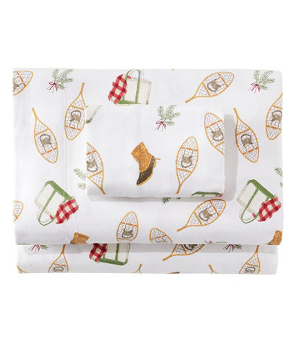 Sara Fitz™ Winter Print Flannel Sheet Collection | L.L. Bean