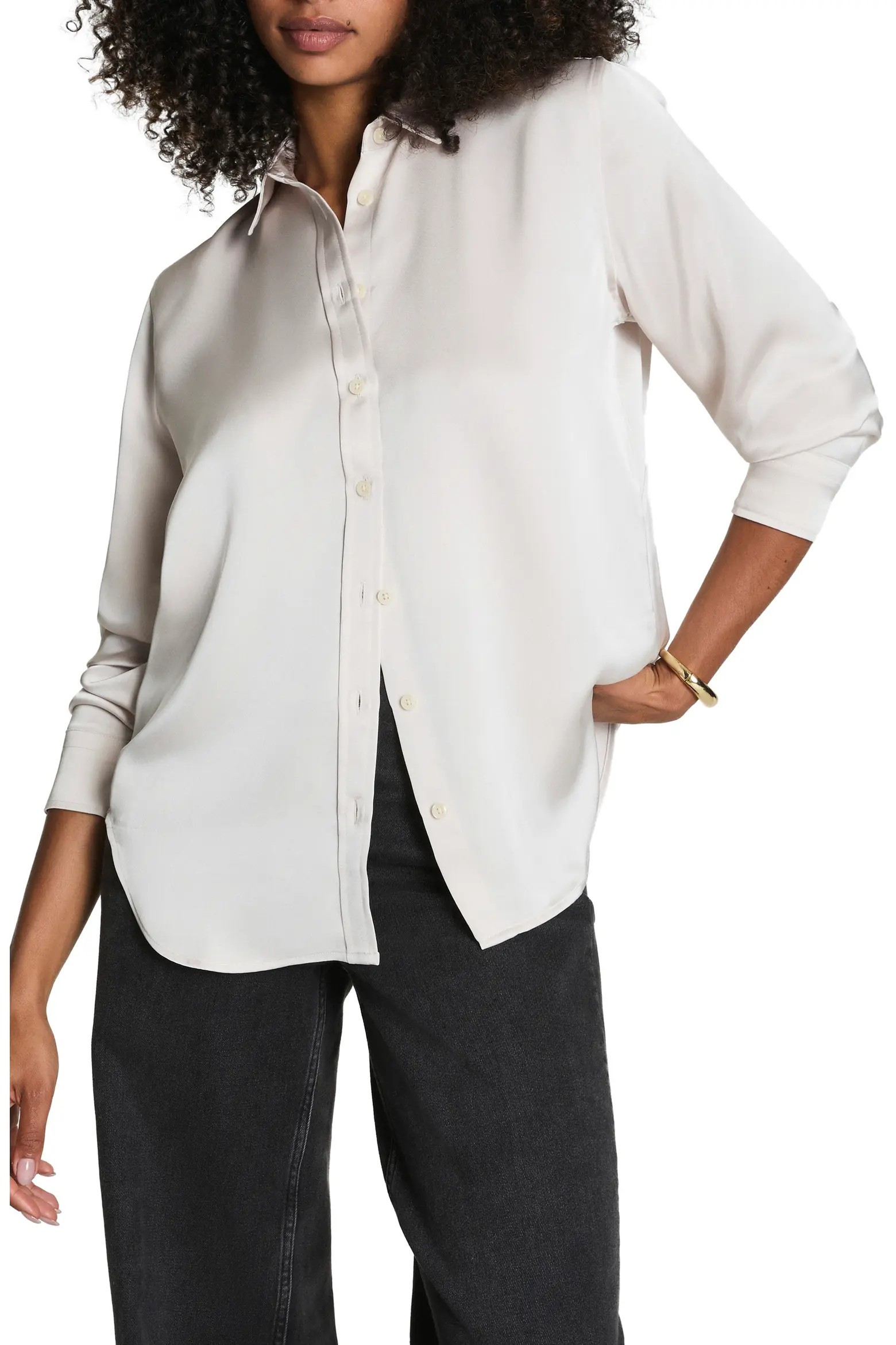 Better Than Silk Button-Down Shirt (Women) | Nordstrom | Nordstrom