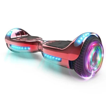 Flash Wheel Hoverboard 6.5" Bluetooth Speaker with LED Light Self Balancing Wheel Electric Scoote... | Walmart (US)