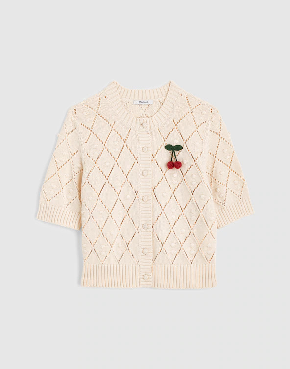 Bauble Pointelle-Stitch Cardigan | Madewell