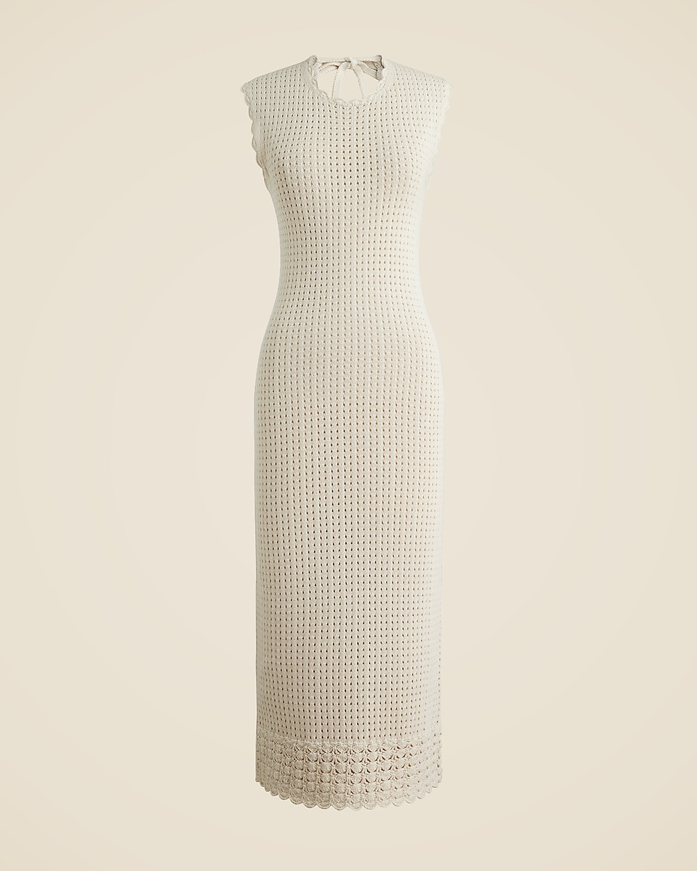 Crochet open-back midi dress | J. Crew US