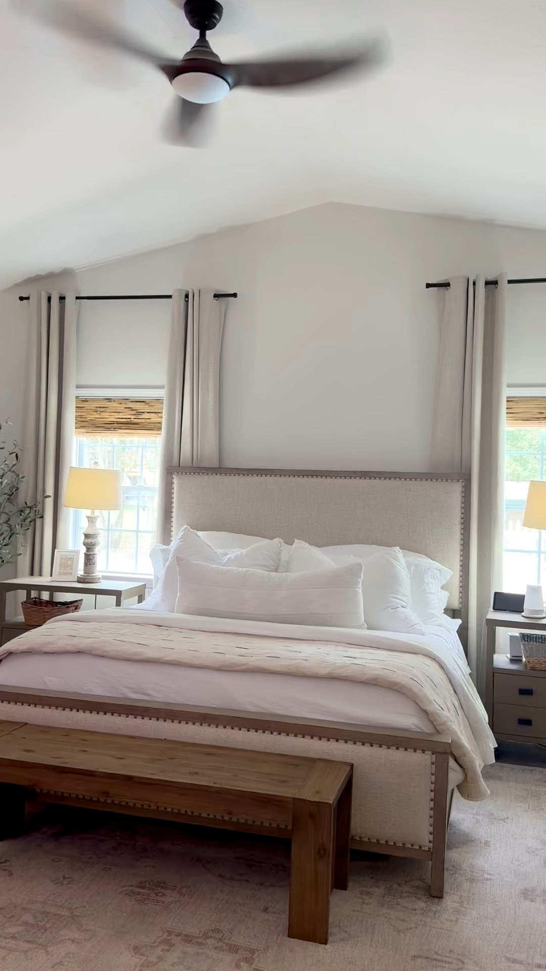 A made up bed makes for a good day.🤎 

#LTKFamily #LTKHome #LTKStyleTip