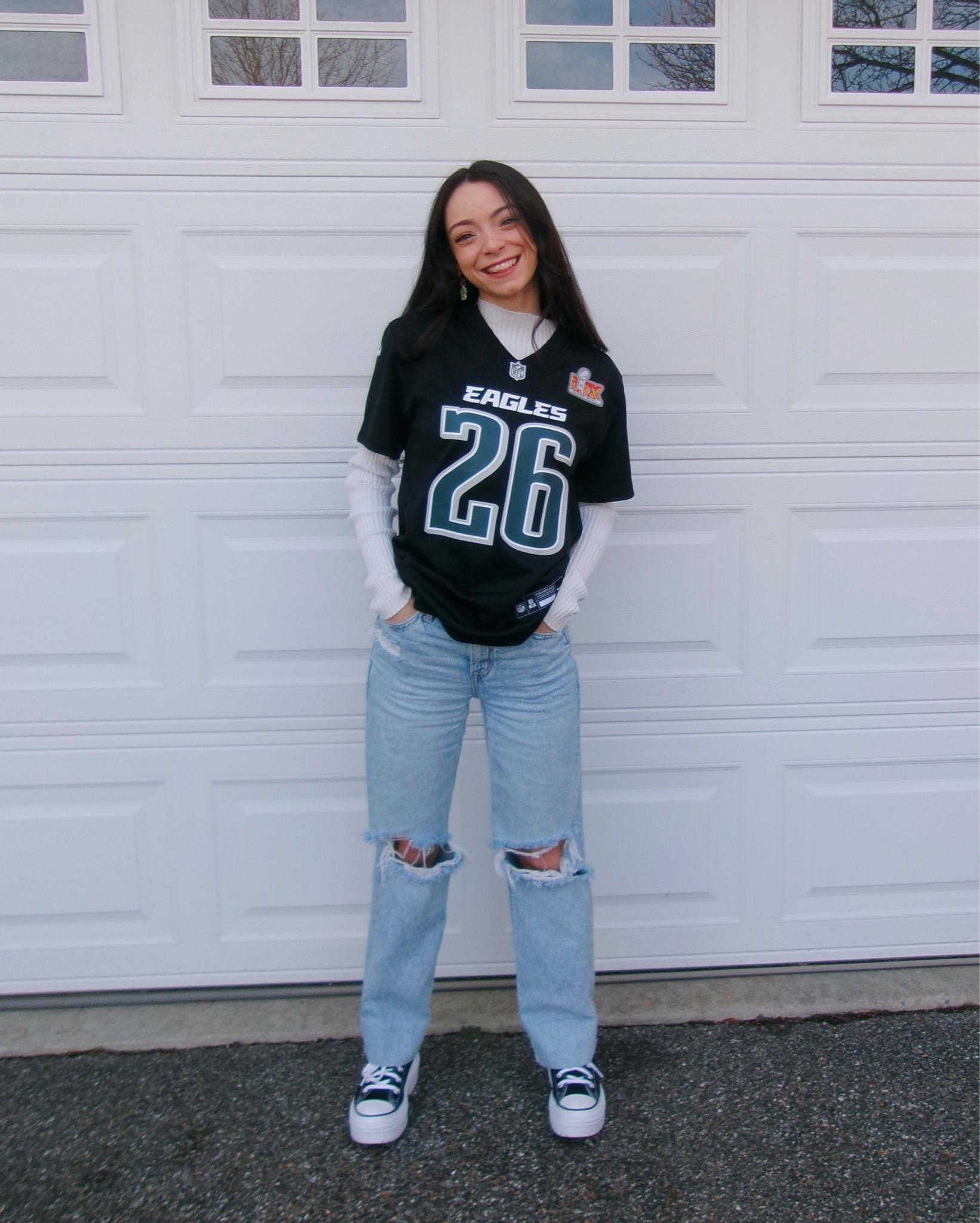 Philadelphia eagles Super Bowl outfit 💚🦅

#LTKStyleTip #LTKSeasonal