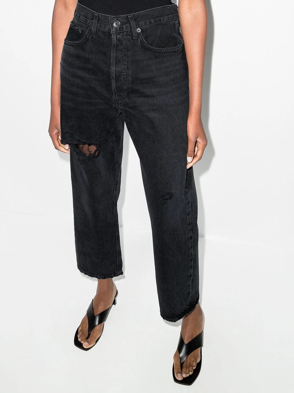 90s high-waisted jeans | Farfetch (US)