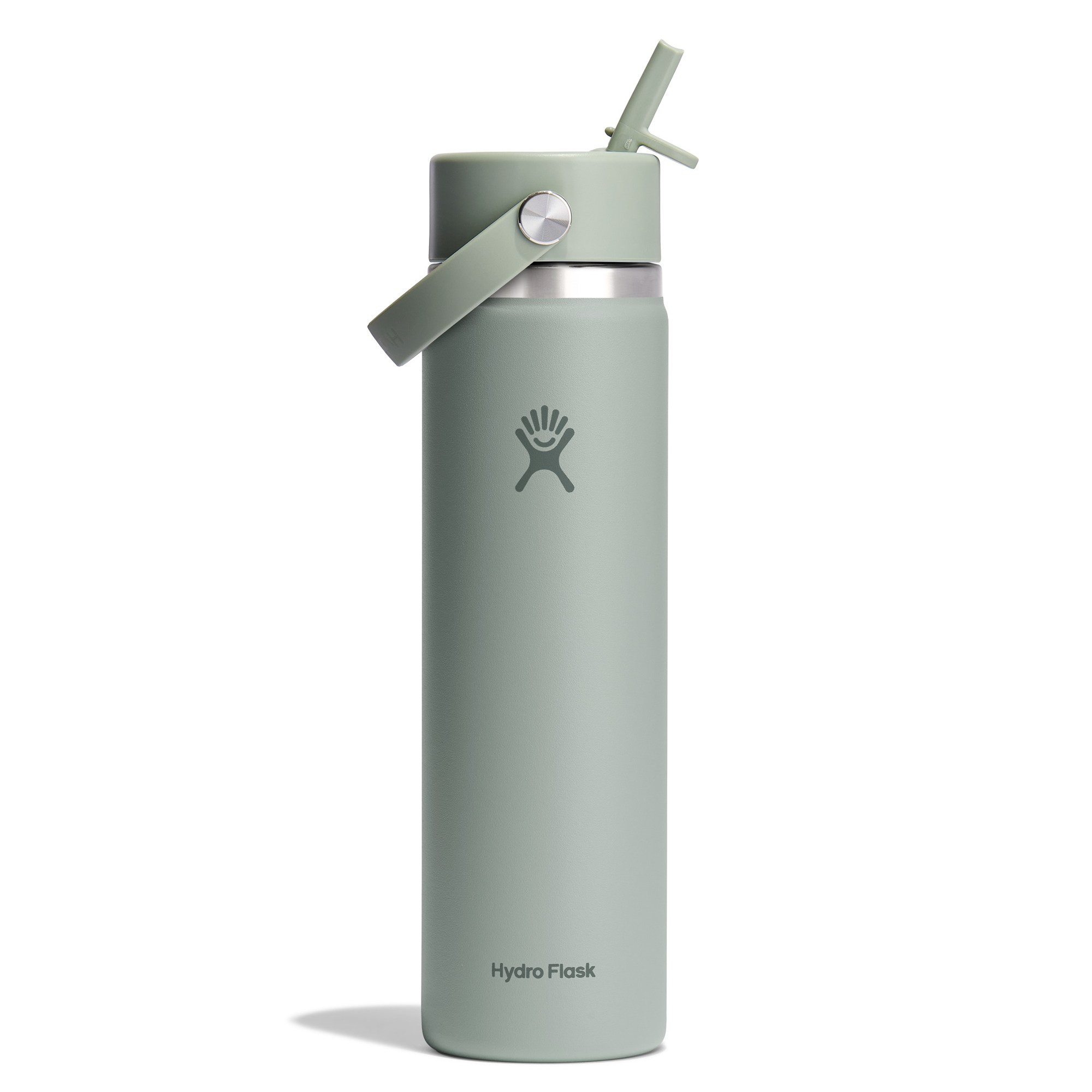 Hydro Flask Wide-Mouth Vacuum Water Bottle with Flex Straw Cap - 24 fl. oz. Green | REI