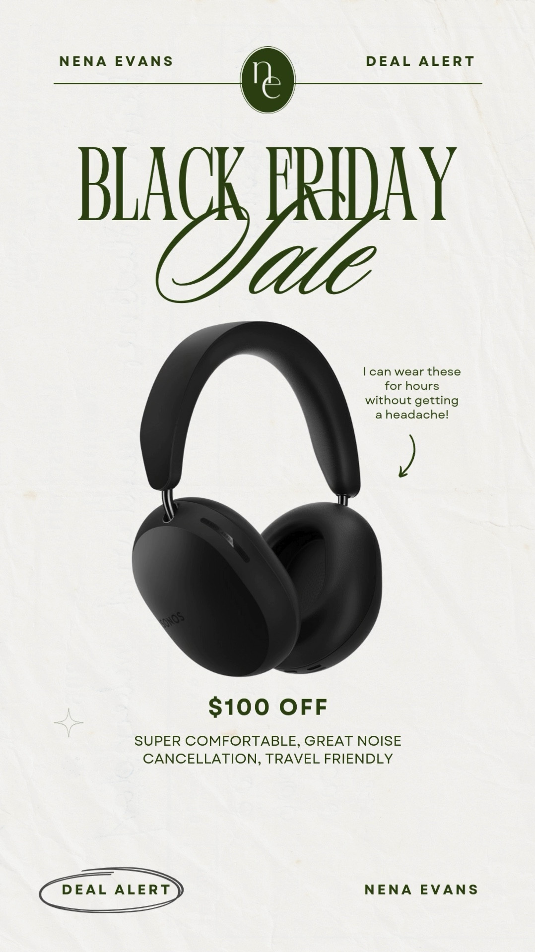 Sonos Ace headphones are $100 OFF for Black Friday!


Gifts for Him
Gifts for Parents
Gifts for In-Laws
Gift Guide 
Cyber Monday 

#LTKHoliday #LTKGiftGuide #LTKCyberWeek