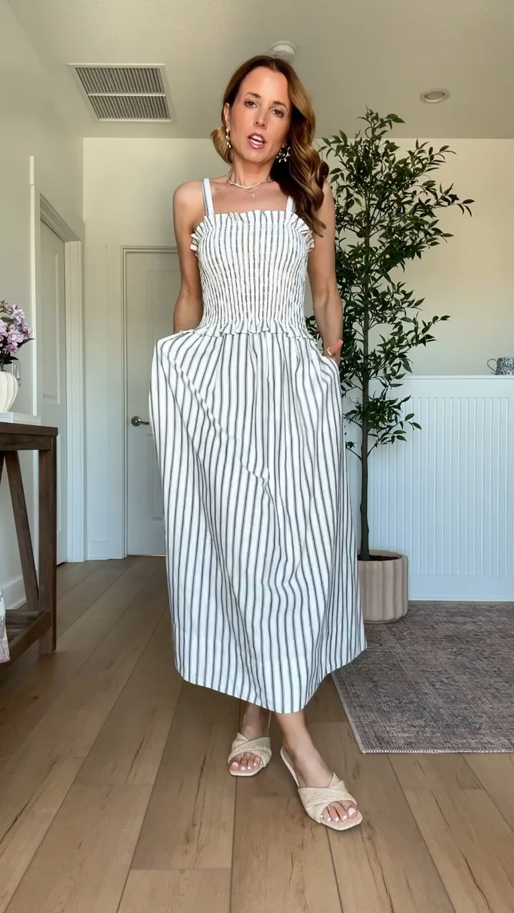 New Target arrivals for spring and summer! Wearing XS. Spring break outfits. Summer outfits. Striped dress. Coastal dress. Coastal outfit. Baby shower dresses. Wedding shower dresses. Vacation outfits. Vacation dresses. Shoes are TTS. Straw bags. Straw purses. 


#LTKWedding #LTKootd #LTKTravel