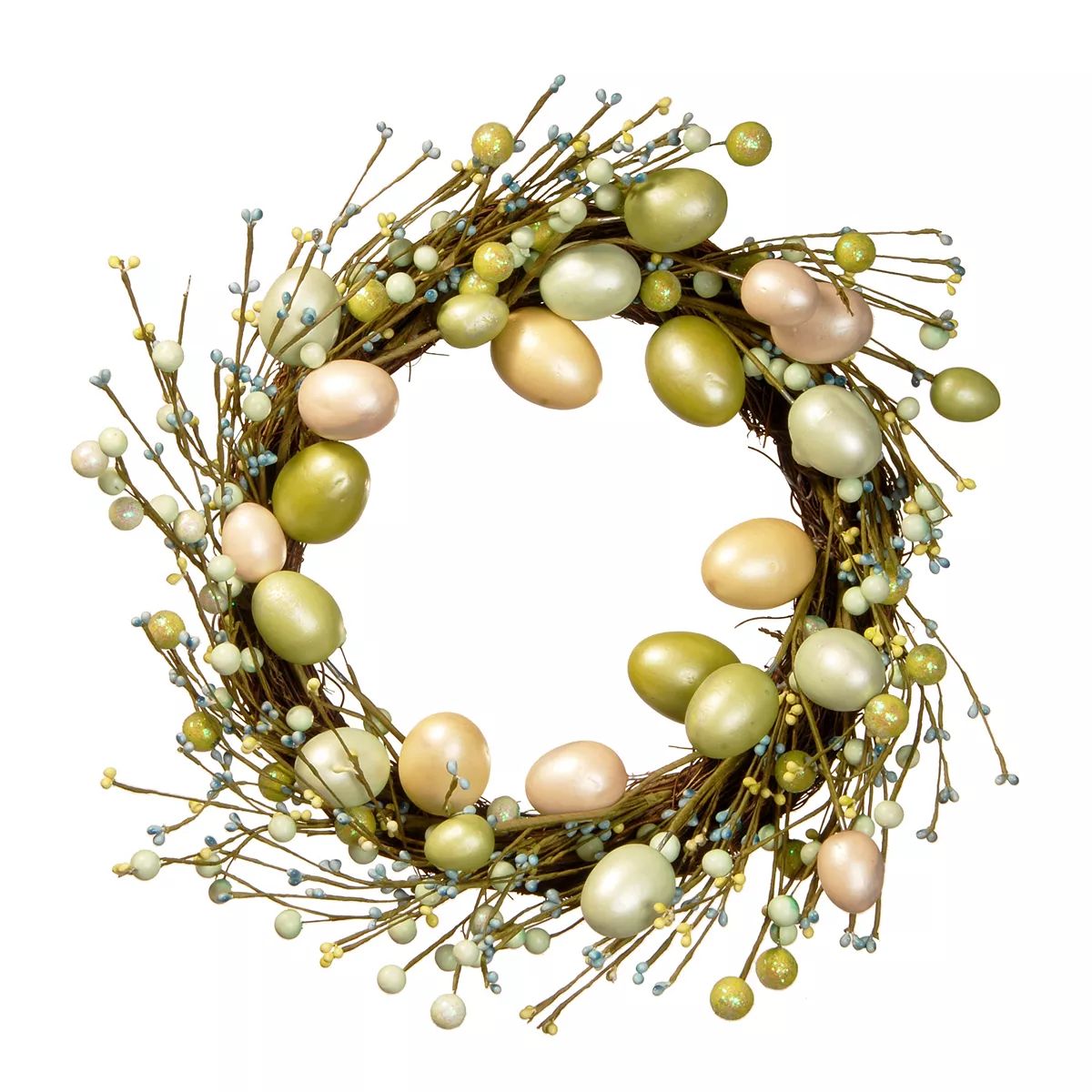 National Tree Company Iridescent Artificial Easter Egg Wreath | Kohl's