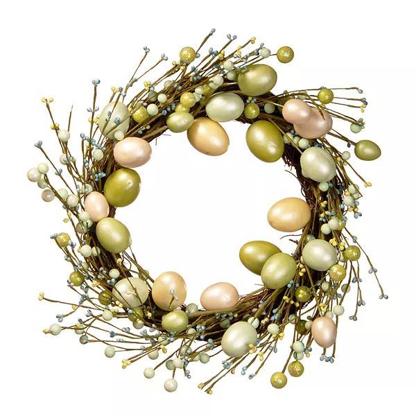 National Tree Company Iridescent Artificial Easter Egg Wreath | Kohl's