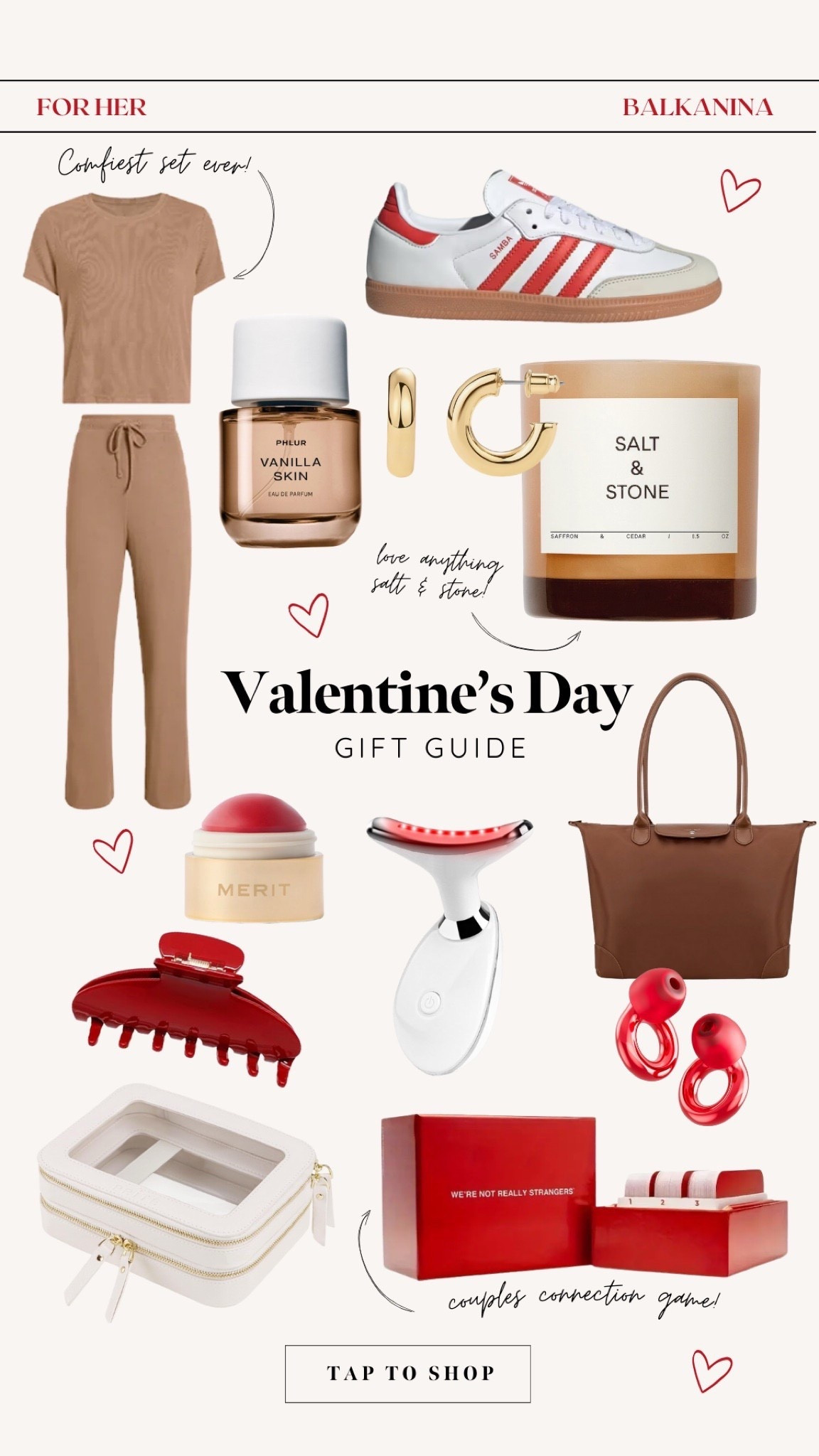Valentine's Day gift guide for her, things that any woman would love to get! ❤️

Valentine's Day Gift Guide for her 
Gift Guide for her 
Valentine's Day 
Things to get for her for Valentine's Day
Valentines Day under $100 

#LTKSeasonal #LTKFindsUnder100 #LTKselfcare
