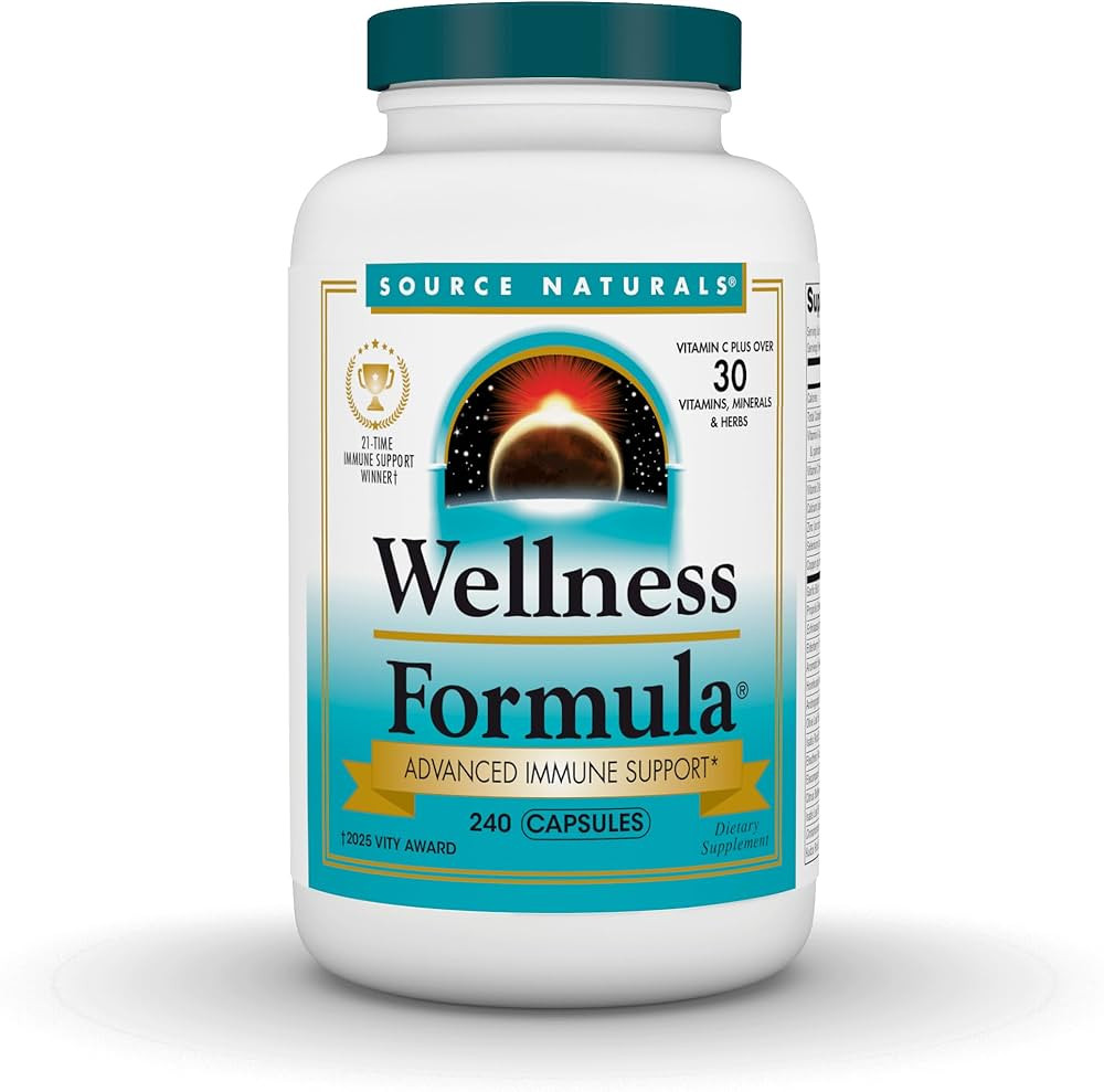 Source Naturals Wellness Formula Bio-Aligned Vitamins & Herbal Defense Advanced Immune Support* -... | Amazon (US)