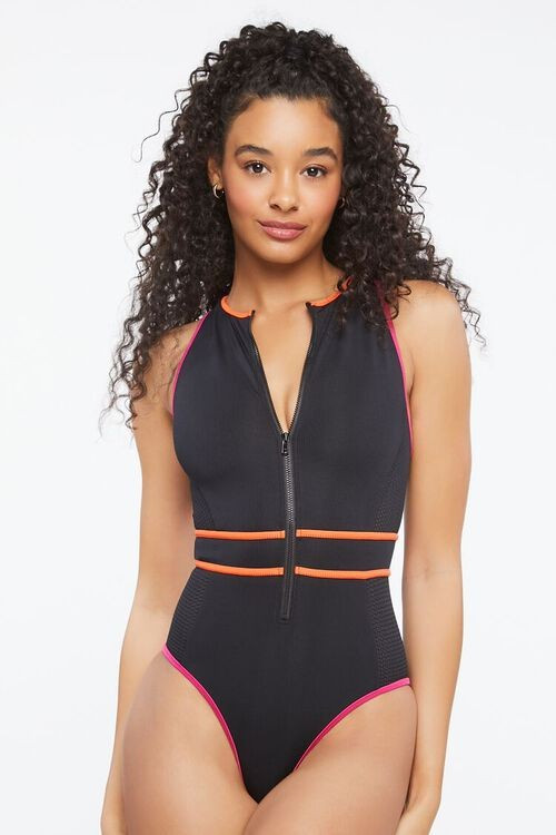 Racerback One-Piece Swimsuit | Forever 21 (US)