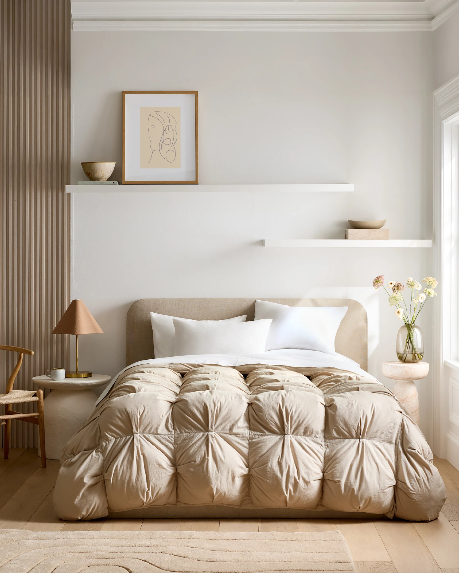 Cotton Pintuck Comforter | Quince