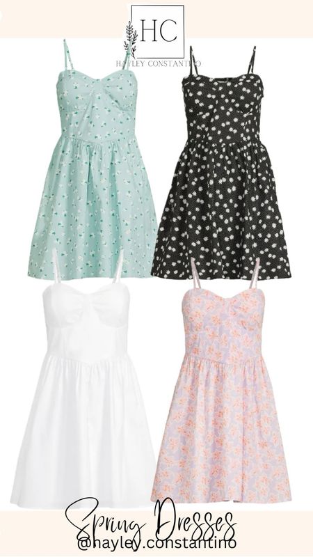 These adorable cotton poplin dresses at Walmart are perfect for spring! I love the spring colors and patterns and also got the solid lwd.  This dress features a sweetheart neckline for a flirty style. Adjustable shoulder straps make it easy to find that perfect fit. Just layer on a jean jacket and sneaks for a cute weekend look or wear it solo with sandals for date night or a cute festival style outfit! Only $12.99! 

#LTKFestival #LTKfindsunder50