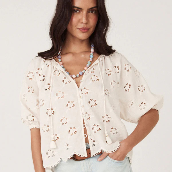 Love Note Broderie Blouse | Spell Designs (USA)