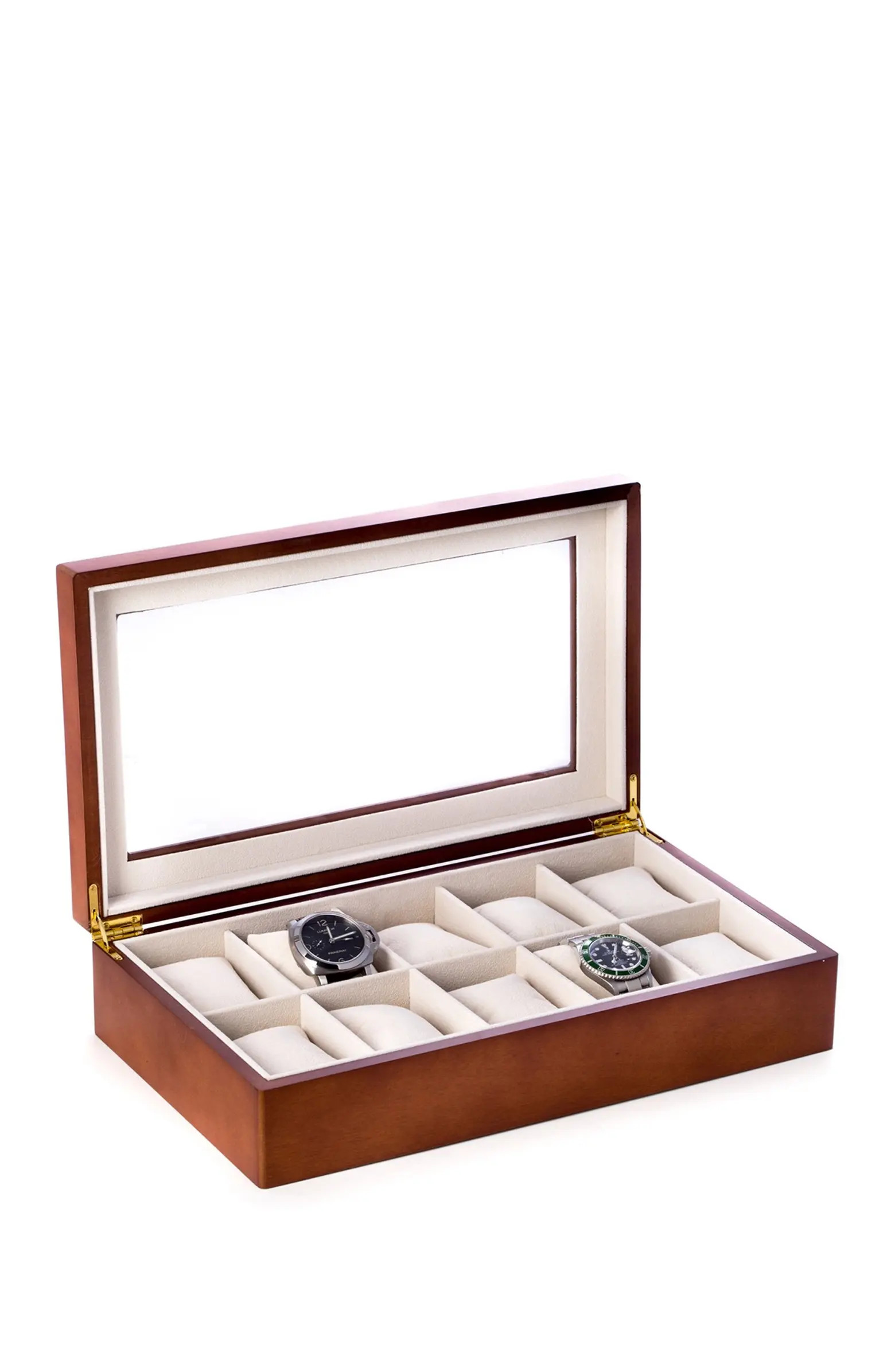 Bey-Berk Cherry Wood Harvey Watch Case | Nordstrom | Nordstrom