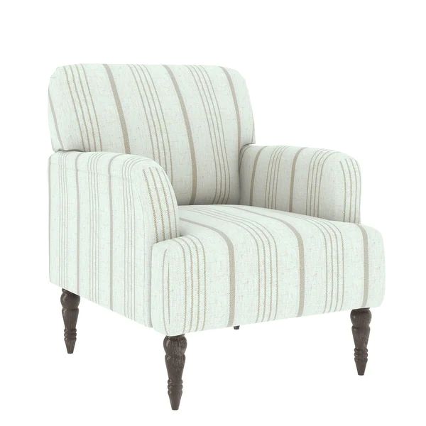 The Gray Barn Desden Farmhouse Woven Arm Chair - Barley Tan Stripe | Bed Bath & Beyond