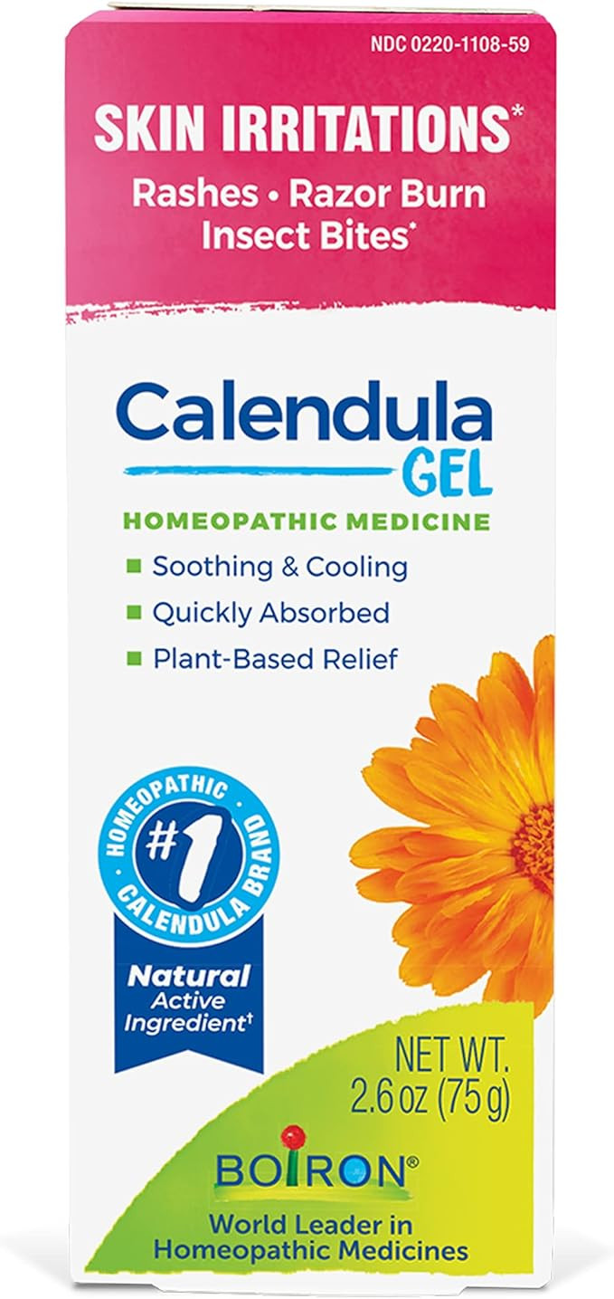 Boiron Calendula Gel Relief from Rashes, Skin Irritations, Razor Burn, Insect Bites, or Sunburns ... | Amazon (US)