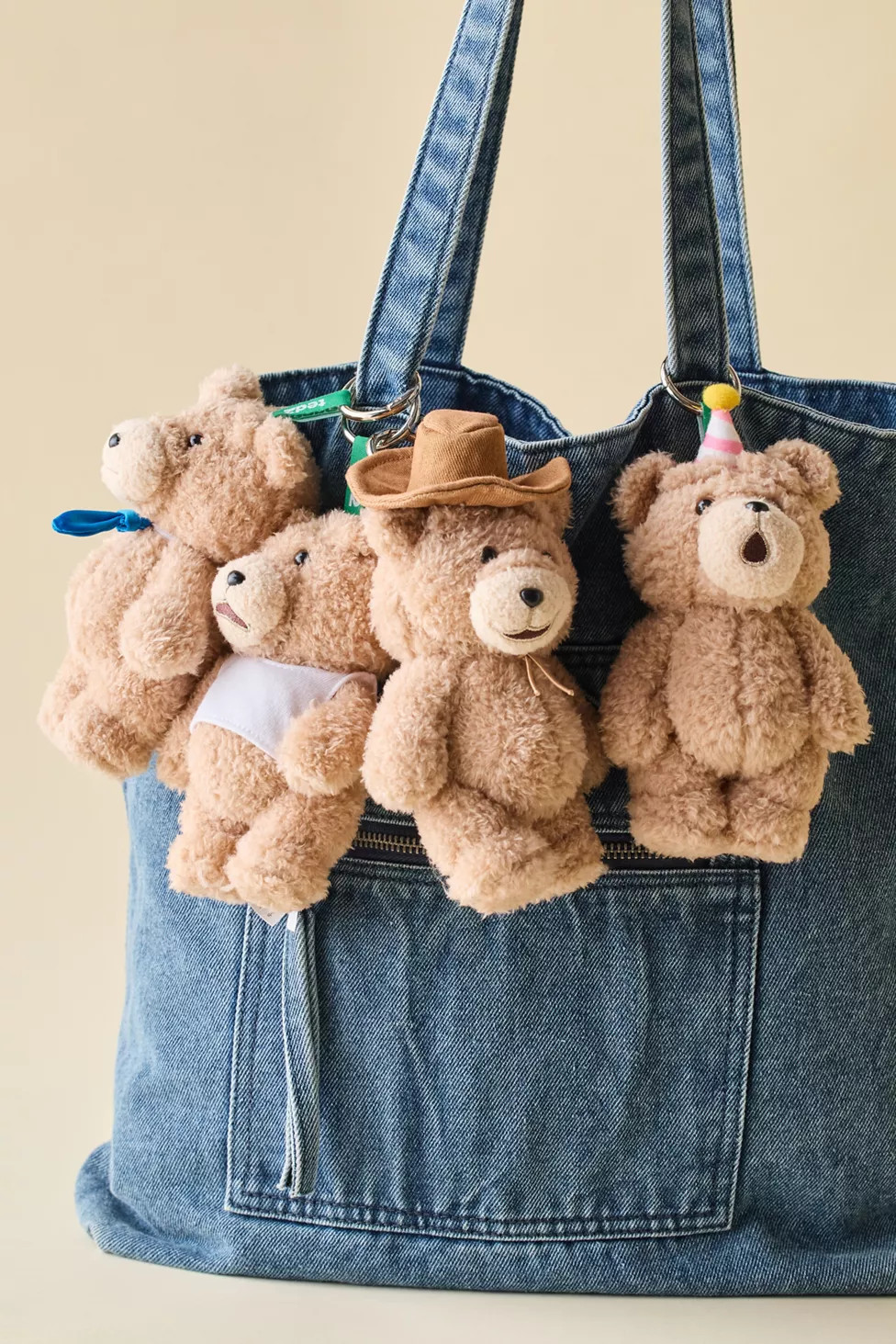 POP MART Ted2 Teddy Bear Action Blind Box Plushie Keychain | Urban Outfitters (US and RoW)