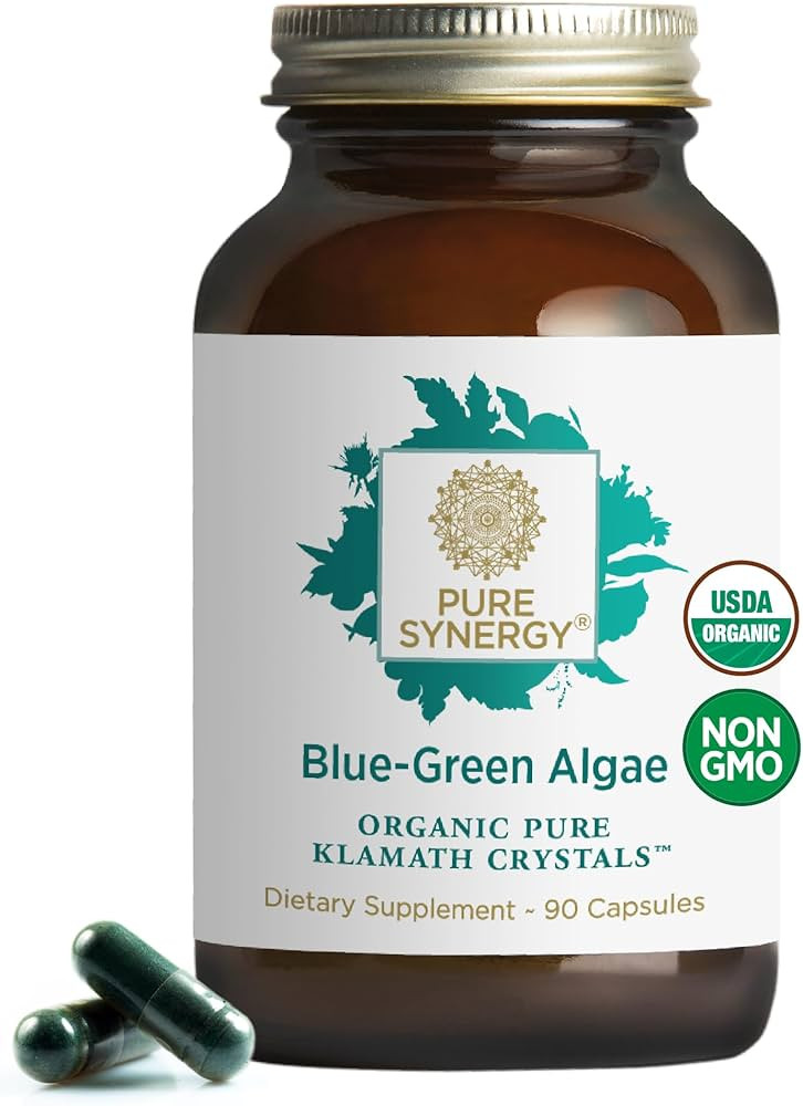 PURE SYNERGY Blue-Green Algae Capsules | Blue Green Algae with Chlorophyll | Organic Superfood Su... | Amazon (US)