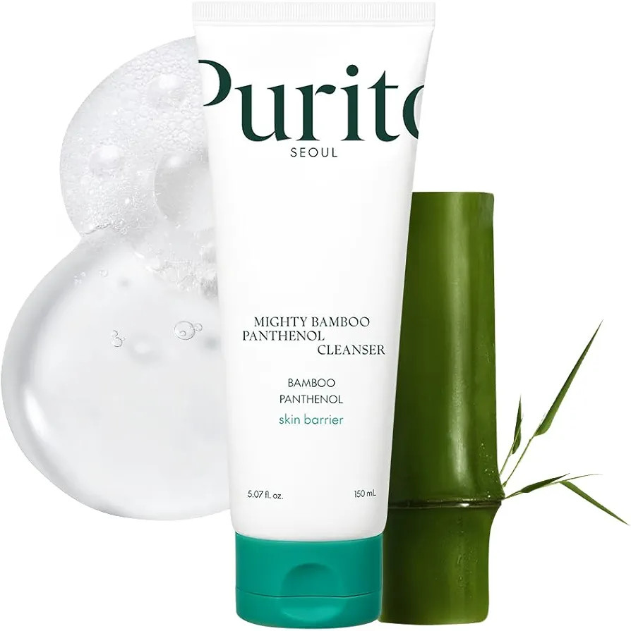 PURITO Mighty Bamboo Panthenol Cleanser, Gentle Face Wash for Moisturizing, for Sensitive Skin, V... | Amazon (US)