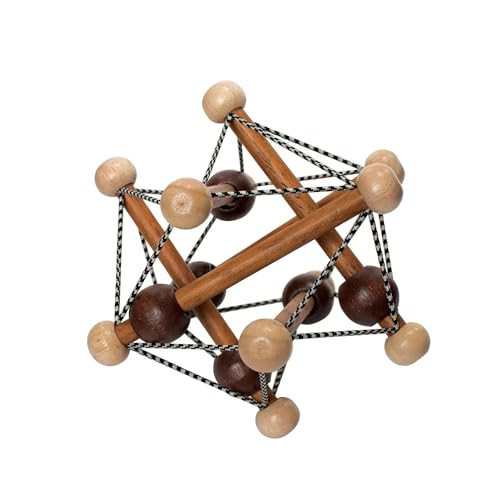 Manhattan Toy Artful Skwish Wooden Baby Rattle and Motor Skill Activity Toy for Infants and Toddlers | Amazon (US)