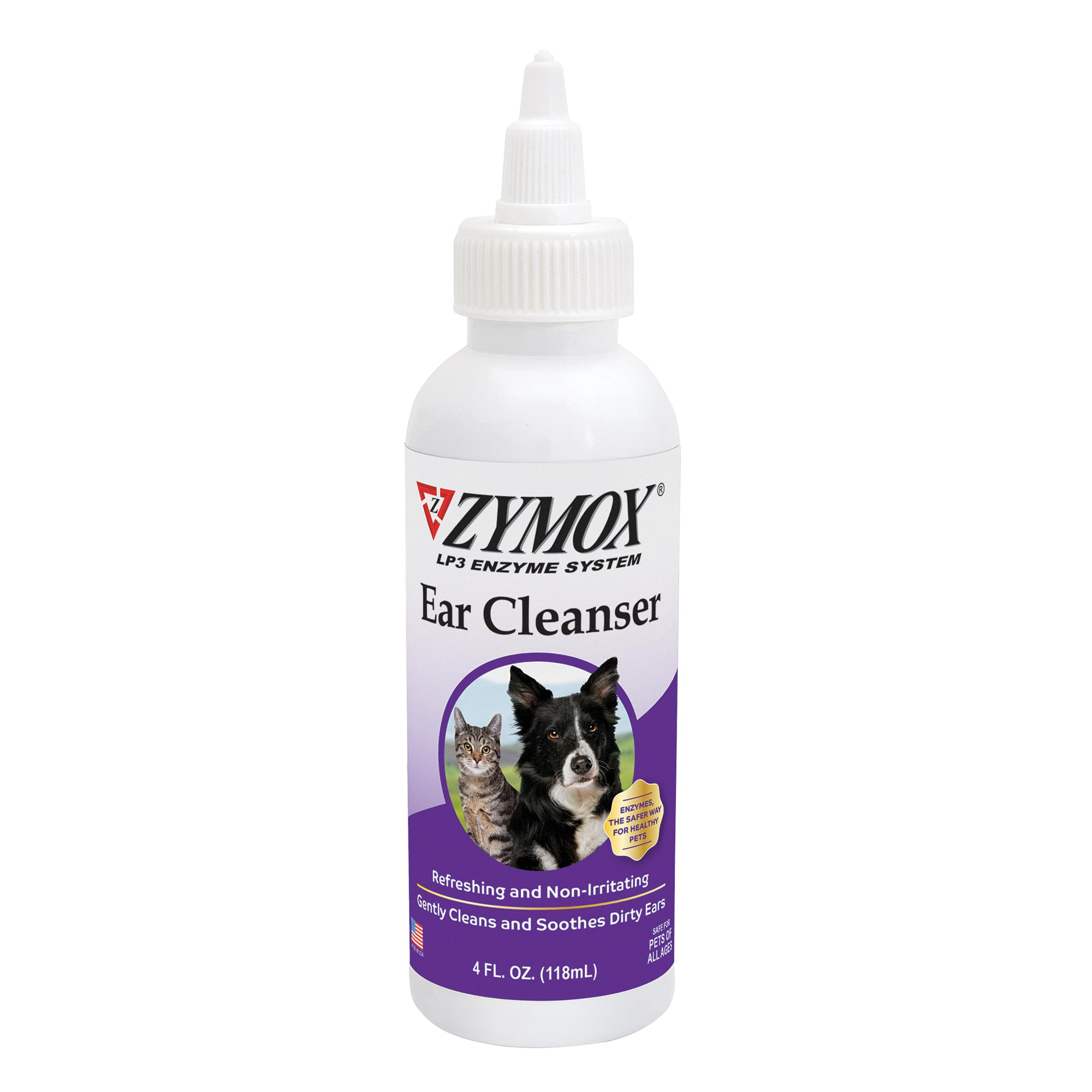 Zymox Ear Cleanser Solution for Dogs and Cats, 4oz | Amazon (US)