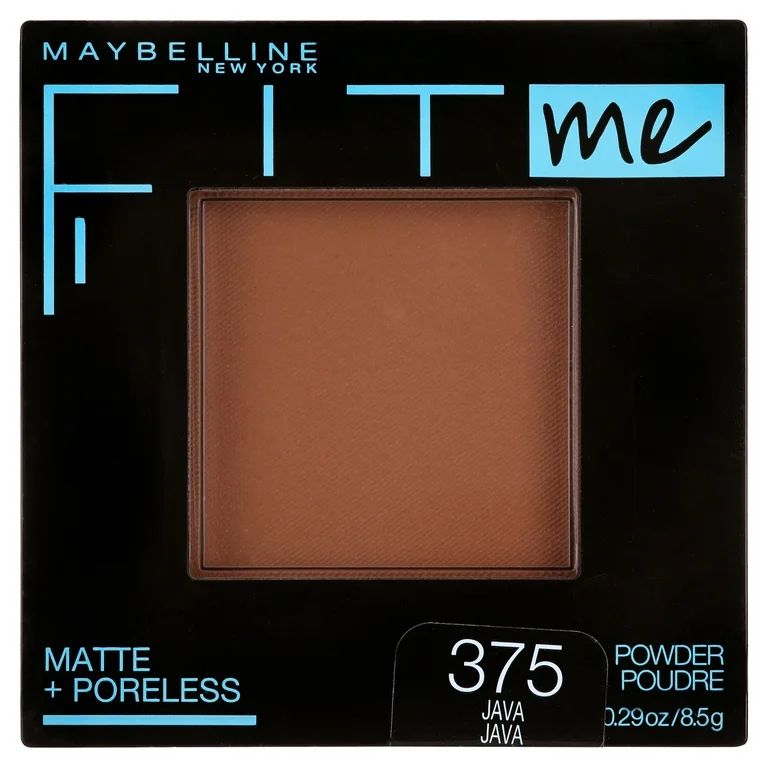 Maybelline Fit Me Matte Poreless Pressed Face Powder Makeup, Java, 0.29 oz | Walmart (US)